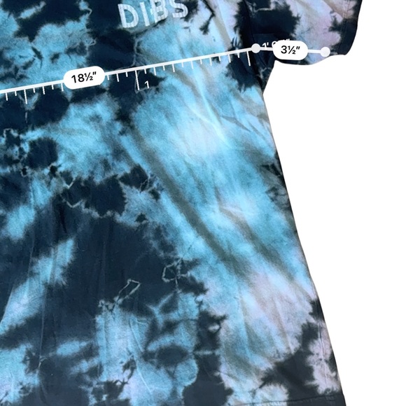 Tie-Dye Men's Shirt‎ - Blue and Black - Picture 5 of 7